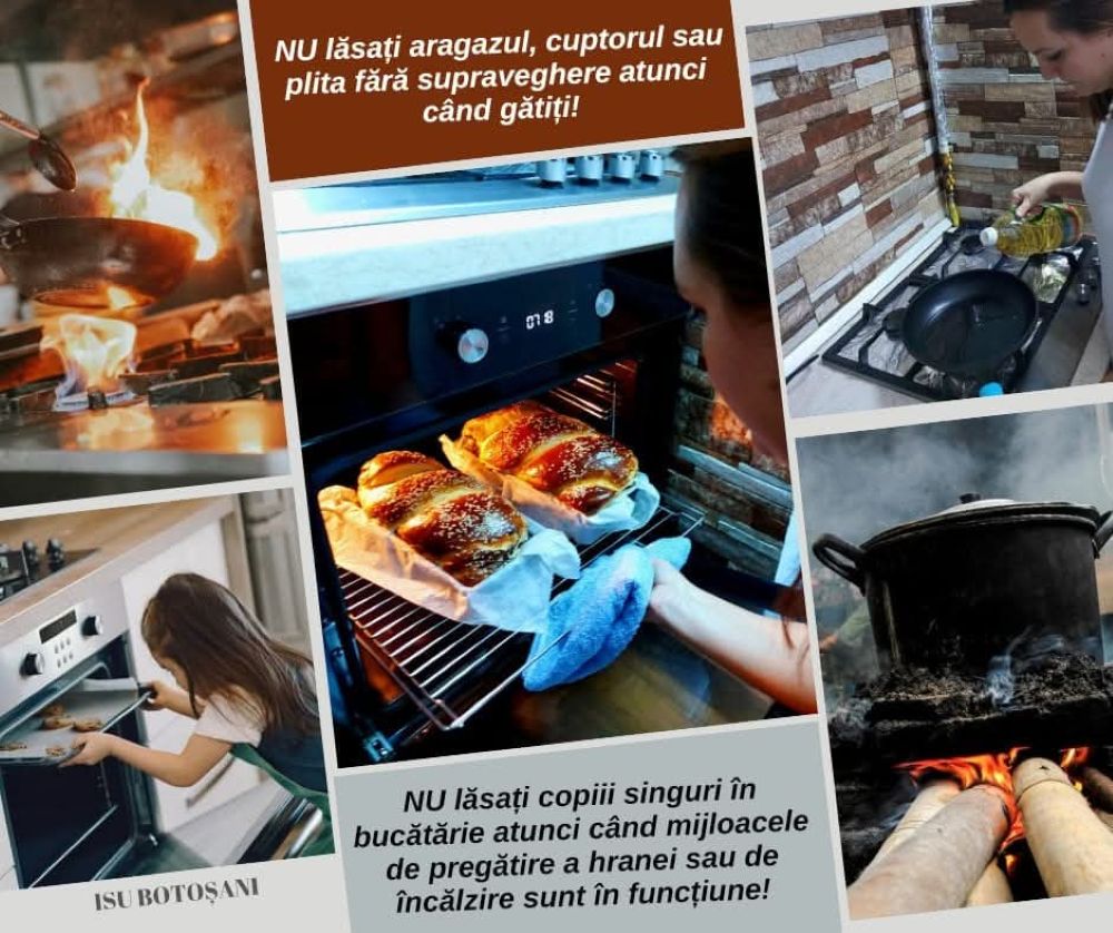 Pompierii botoșăneni, sfaturi pentru gospodine&nbsp;