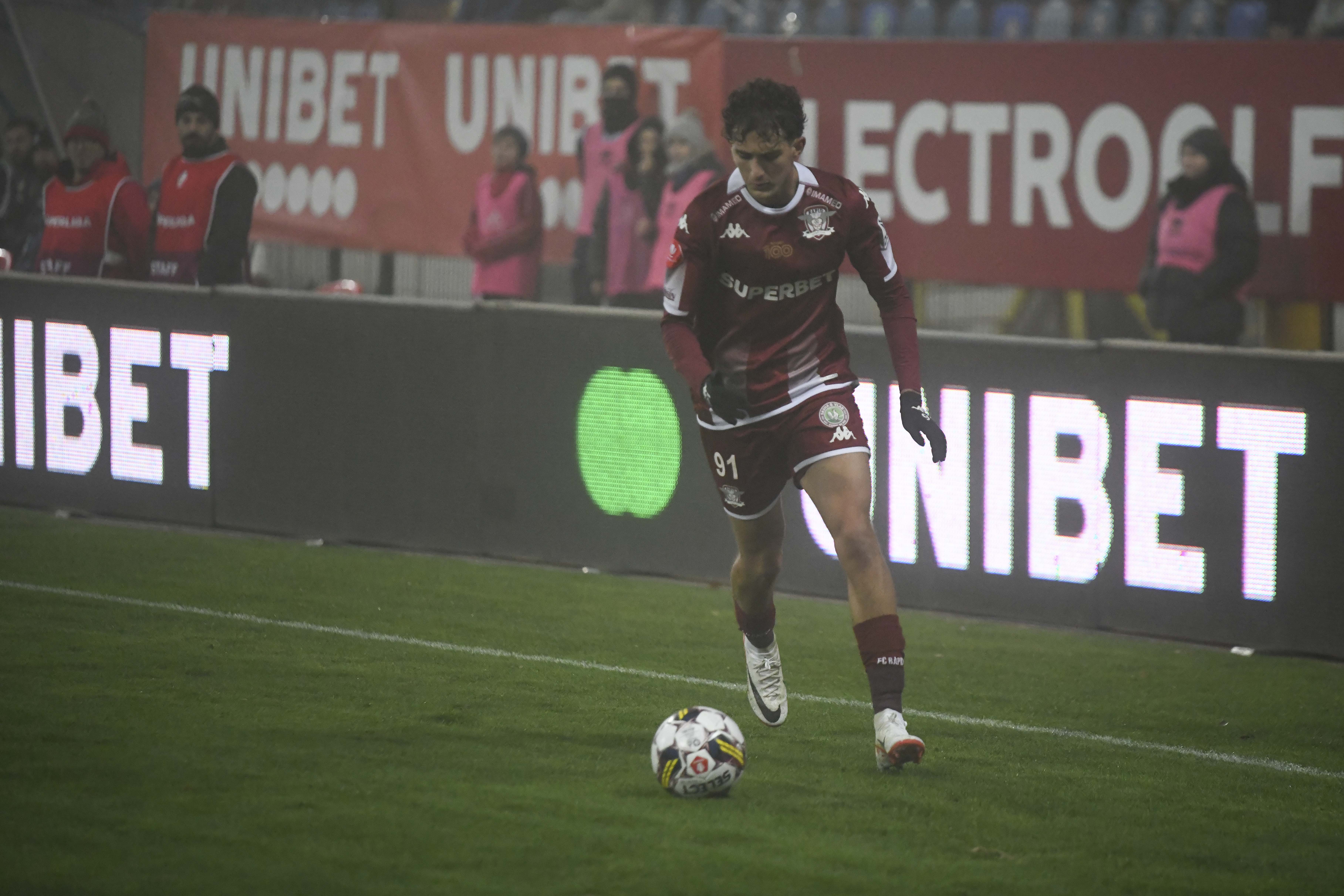 Rapid l-a împrumutat pe Omar El Sawy la Universitatea Cluj