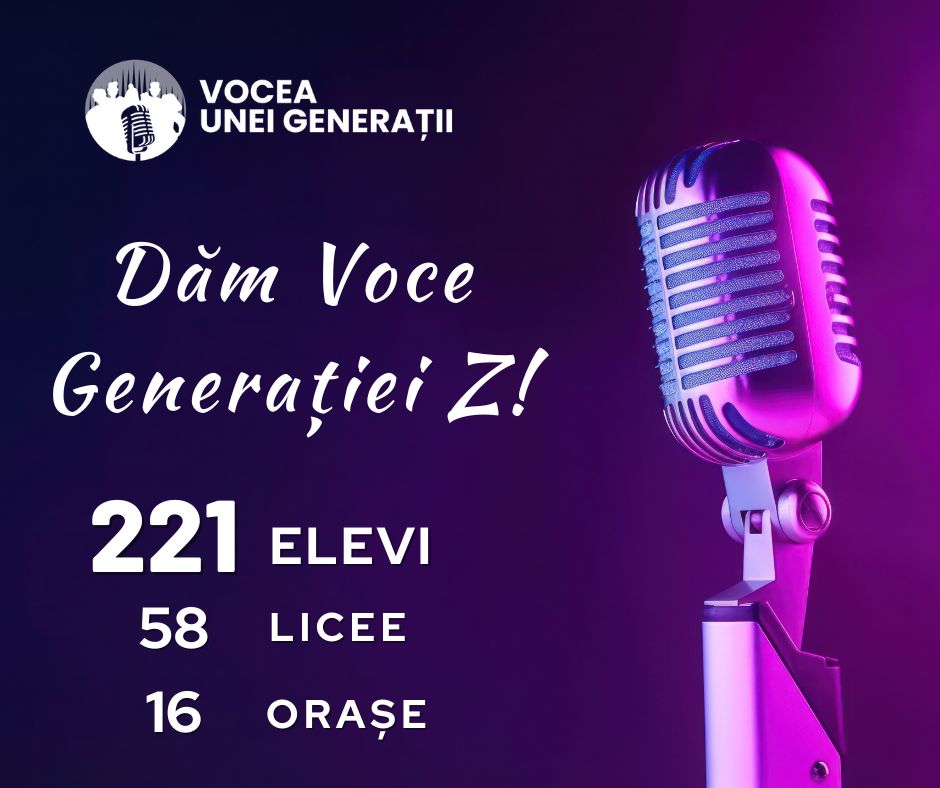 Număr record de înscrieri la concursul de discursuri publice „Vocea unei Generații!”