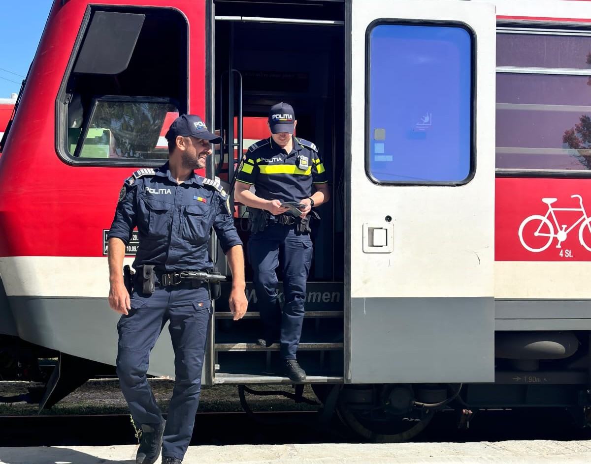 Polițiștii au mers în Gara Trușești ca să vorbească cu angajații CFR despre alcool și… alte substanțe