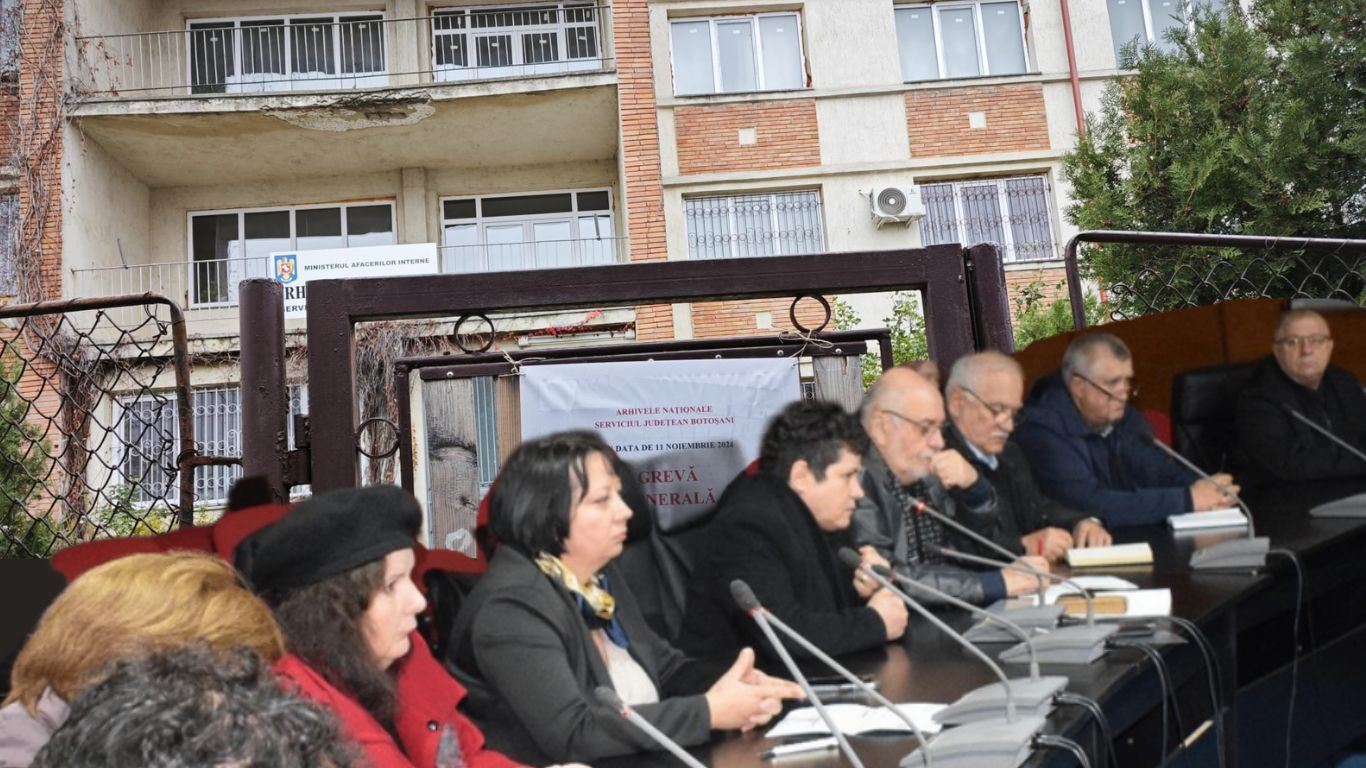 Angajații unei instituții au intrat în grevă generală și s-au apucat de dat cu var: Nu am putut aduce după noi mirosul – VIDEO