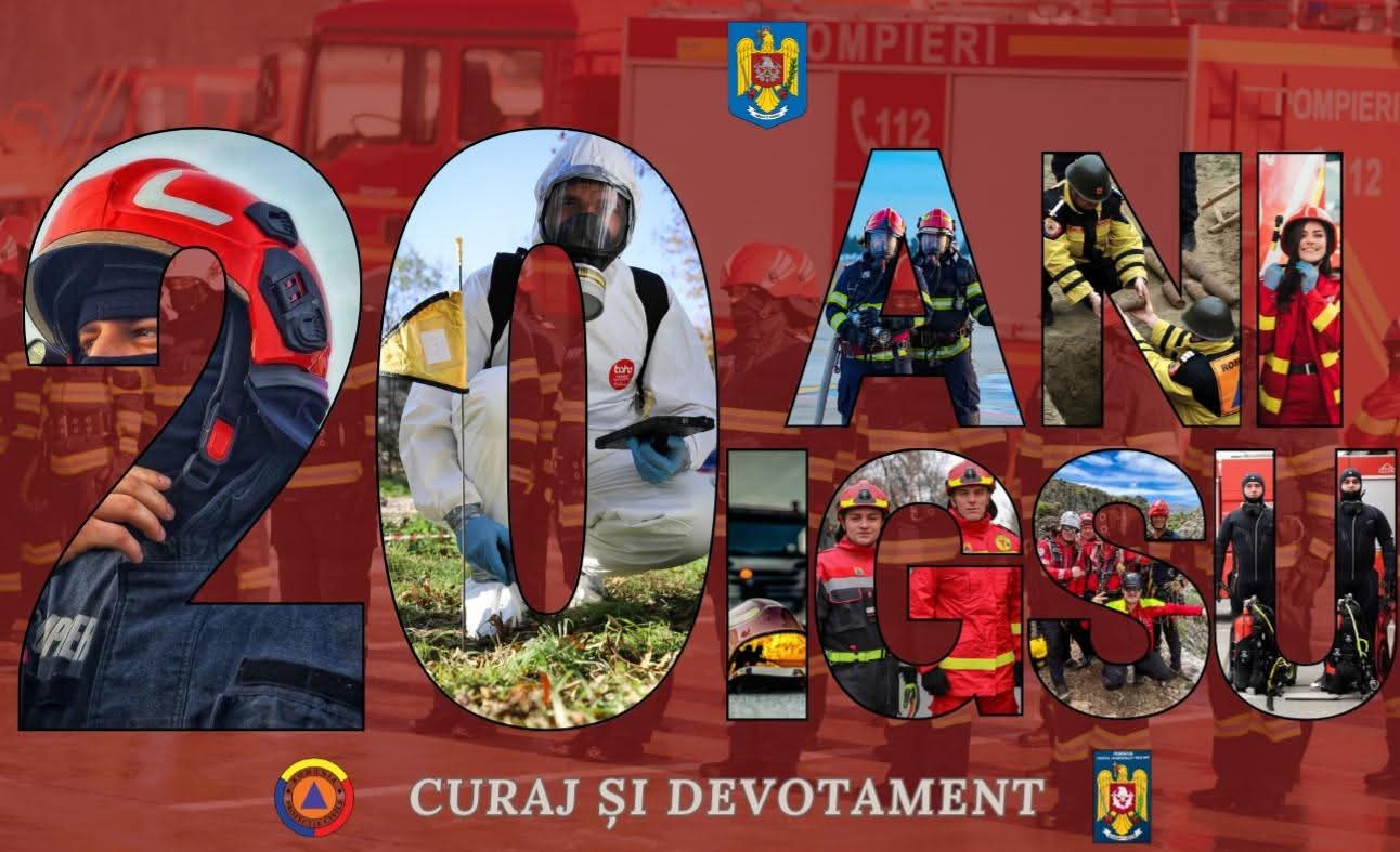 20 de ani de la înființarea Inspectoratul General pentru Situații de Urgență și a ISU Botoșani 