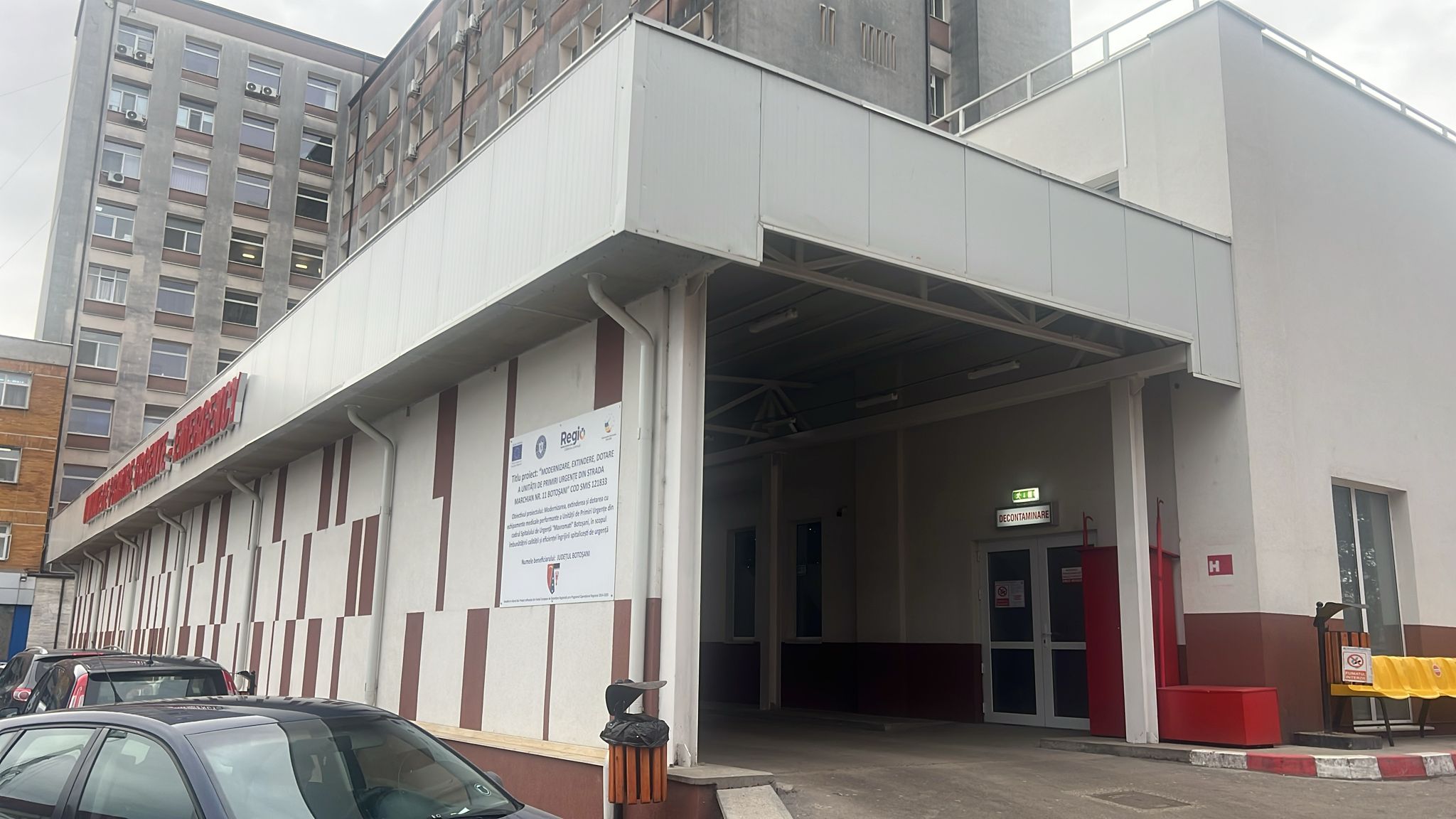 Trei tineri internați în spital după accidentul de muncă de la baraj 