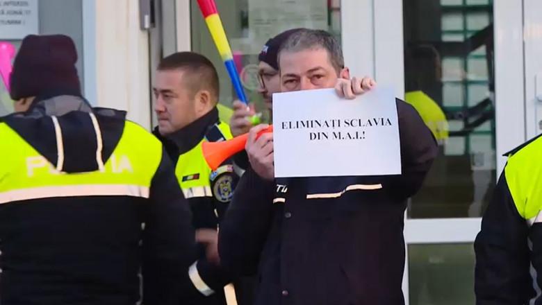 Protest de amploare al oamenilor în uniformă: Vom continua să luăm cele mai drastice măsuri