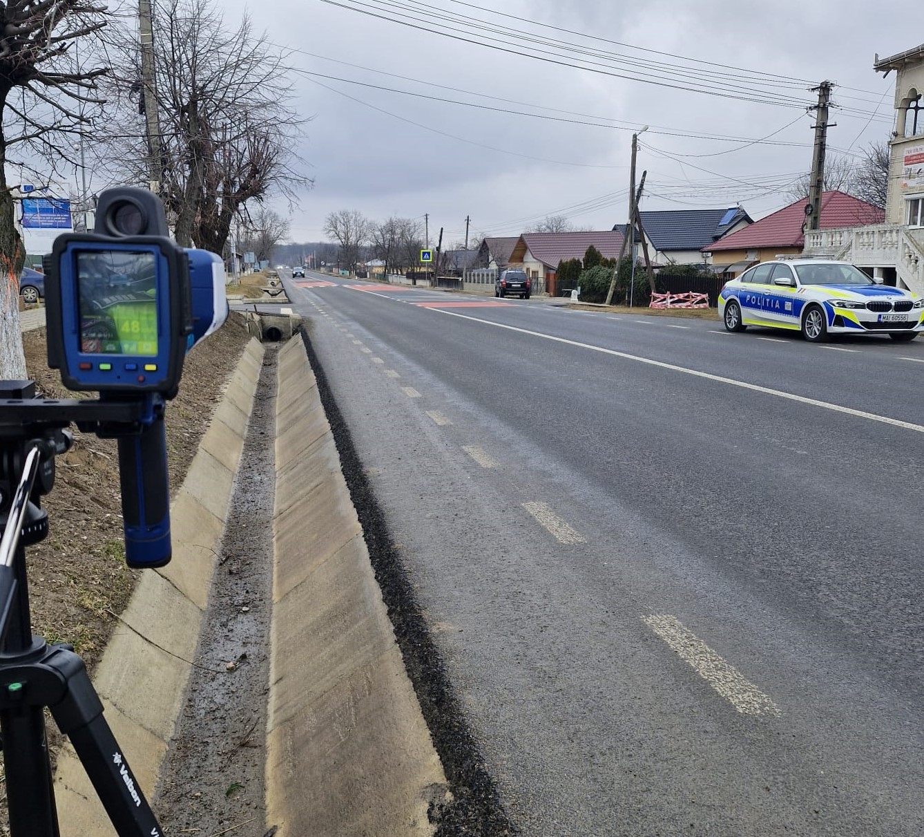 „Speed Marathon” la Botoșani: Polițiștii ies în trafic cu aparatele radar