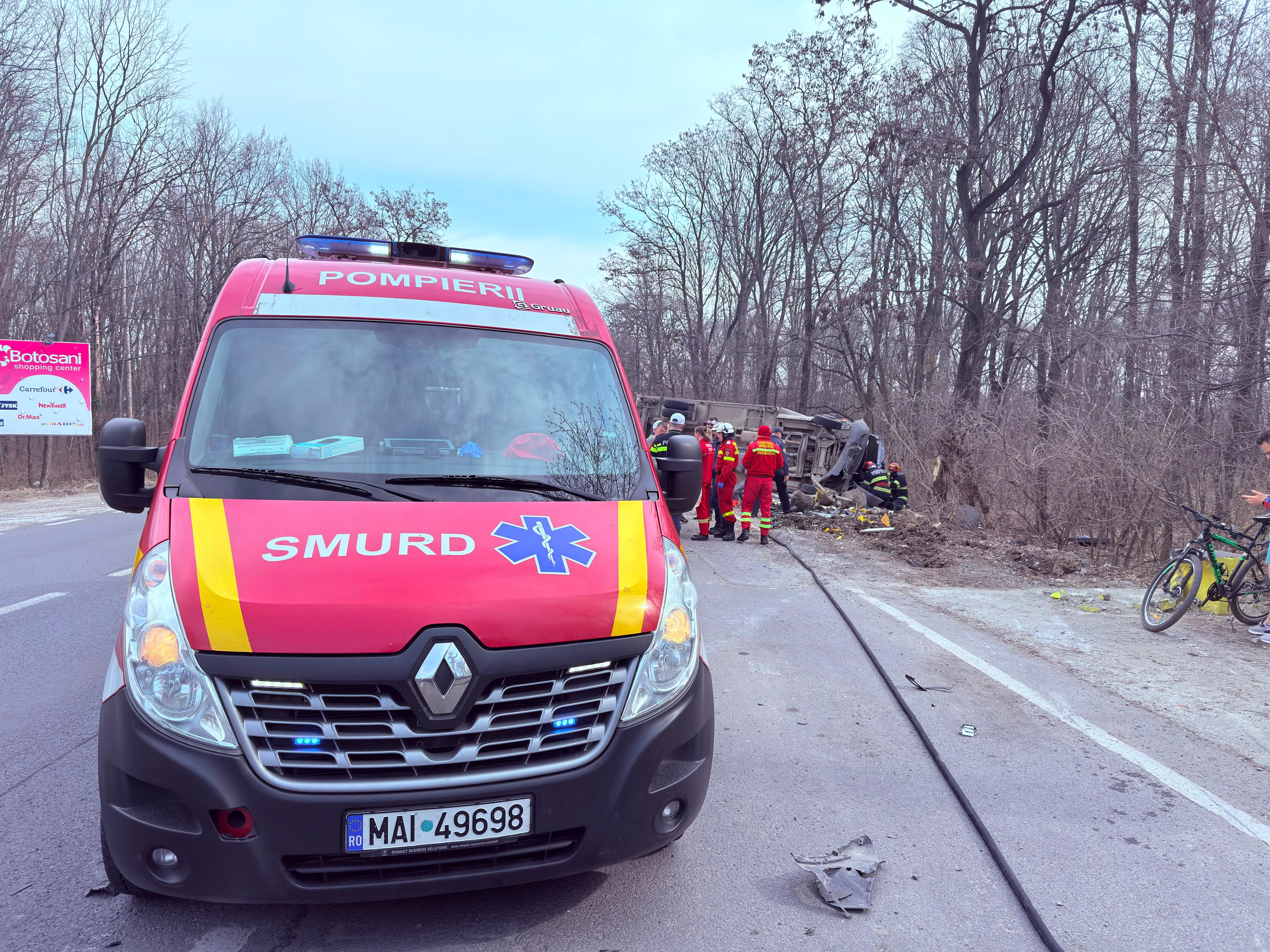 Șoferul rănit în carambolul de la Baisa a ajuns în mâinile medicilor – STAREA lui 