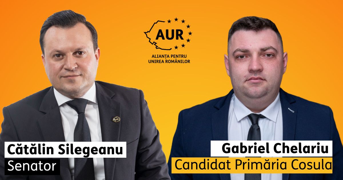 AUR Botoșani îl susține pe Gabriel Chelariu, un tânăr inginer silvic, la Primăria comunei Coșula 