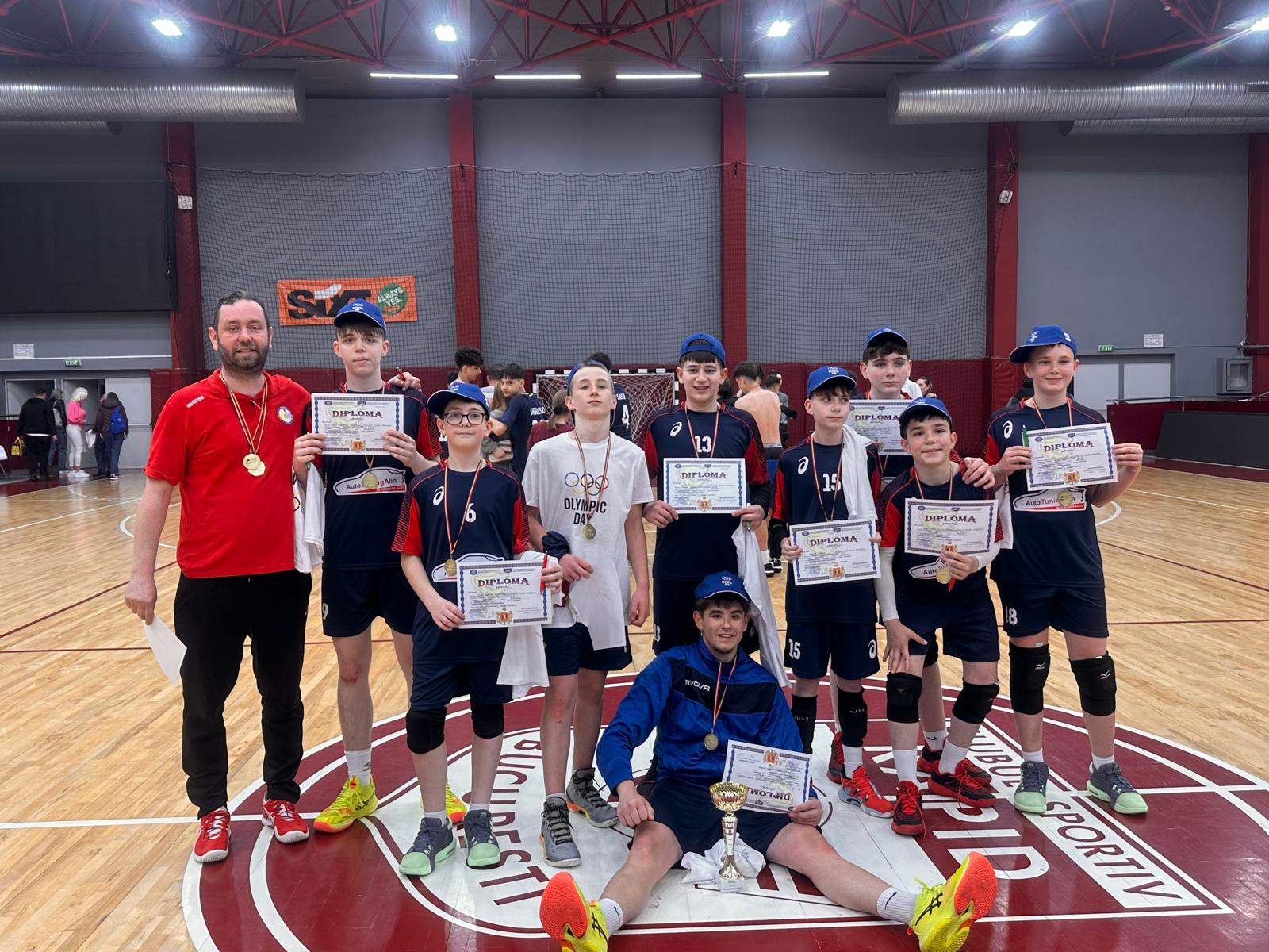 Bravo! Elevii de la Școala 13, campioni naționali la volei 