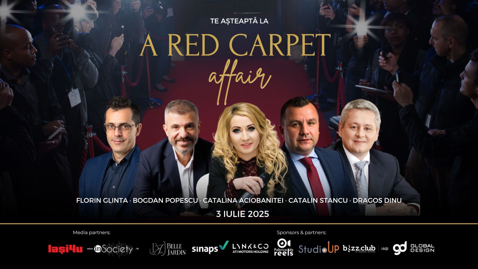 A RED CARPET Affair -  Rooftop Business Party -  Unde networkingul devine memorabil și businessul se discută sub cerul liber!