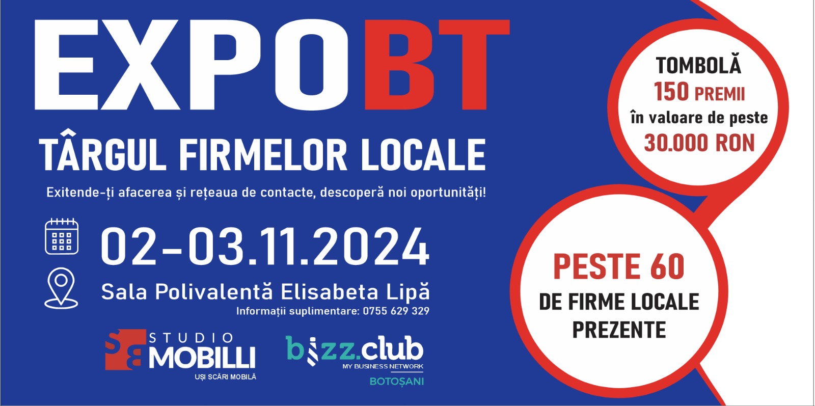 Primul târg al firmelor locale organizat la Botoșani cu premii de 30.000 de lei 