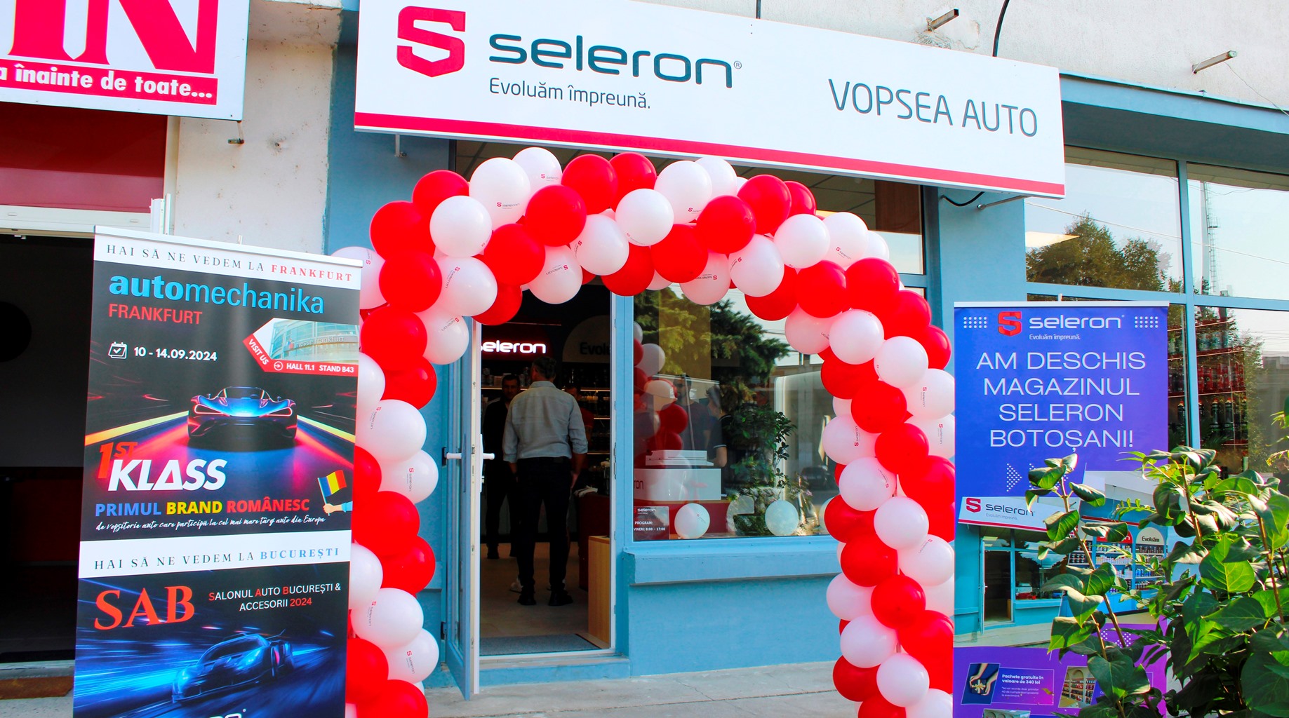 Seleron, magazinul de vopsele și produse de refinisare auto se redeschide la Botoșani cu promoții și pachete gratuite