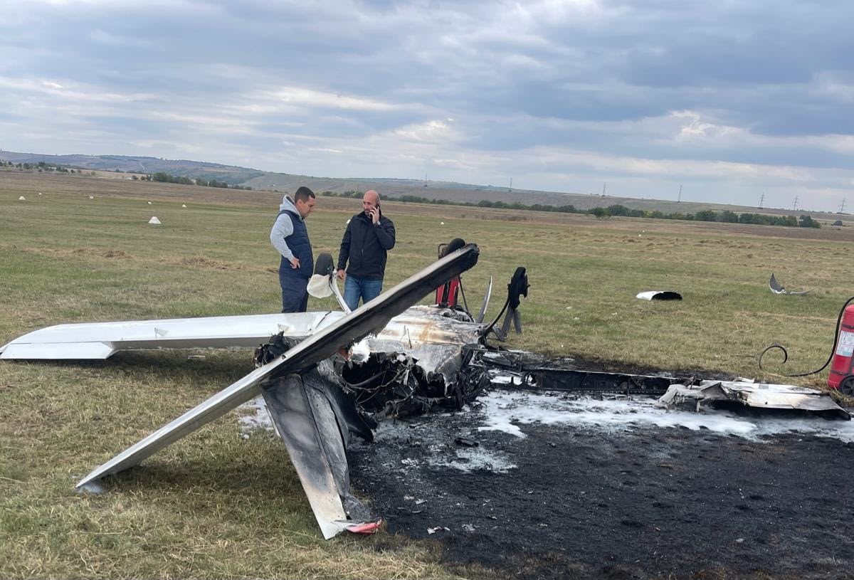 un accident aviatic la iasi