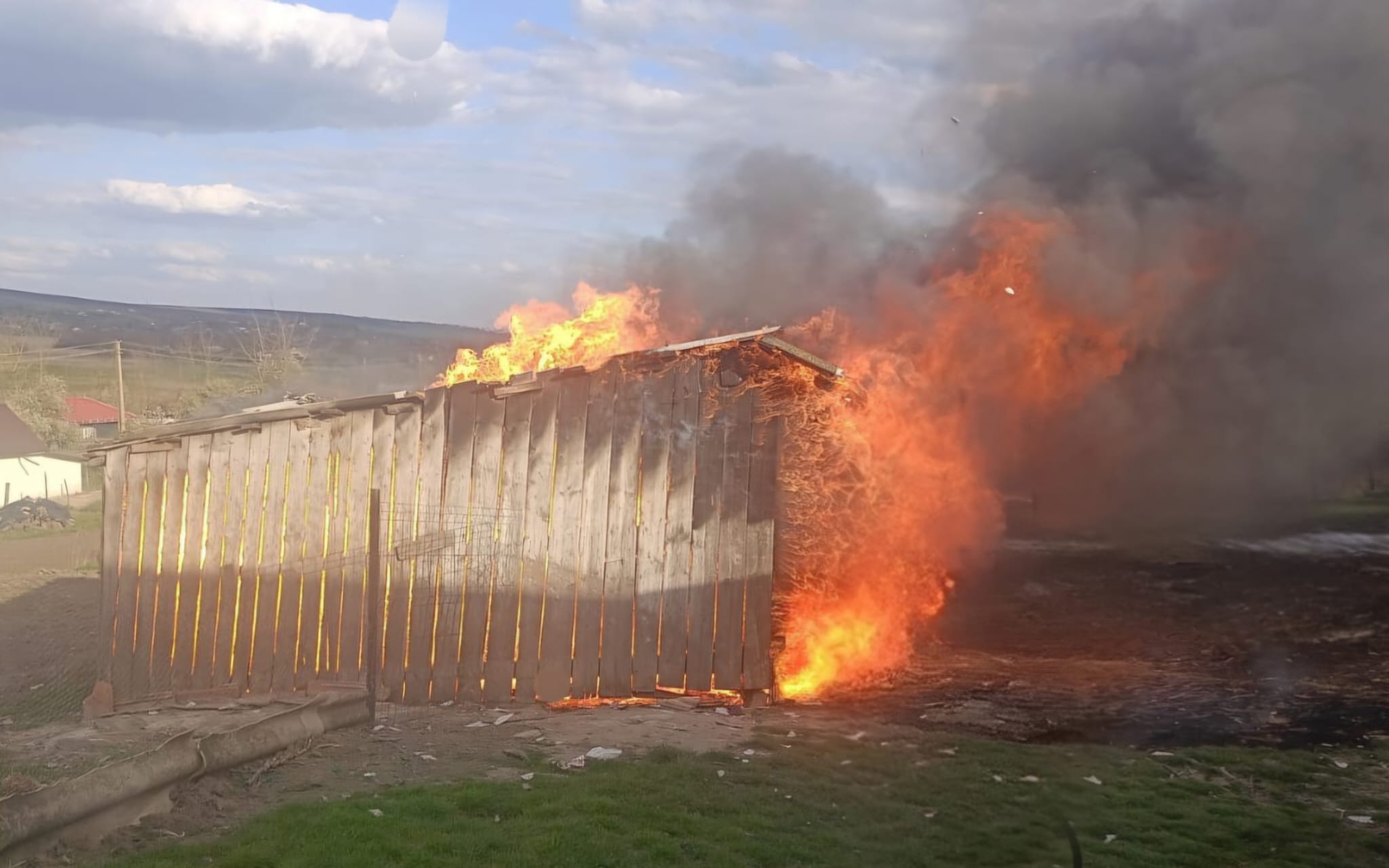 incendiu acasa