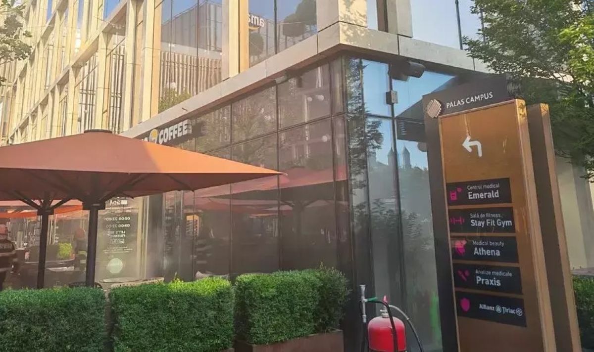 incendiu la o cafenea
