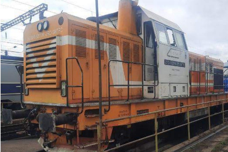 incendiu locomotiva.
