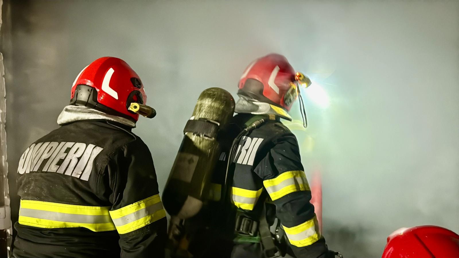 incendiu pompieri