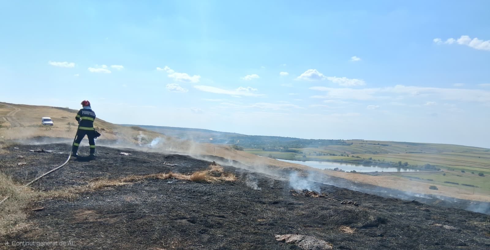 incendiu vegetatie