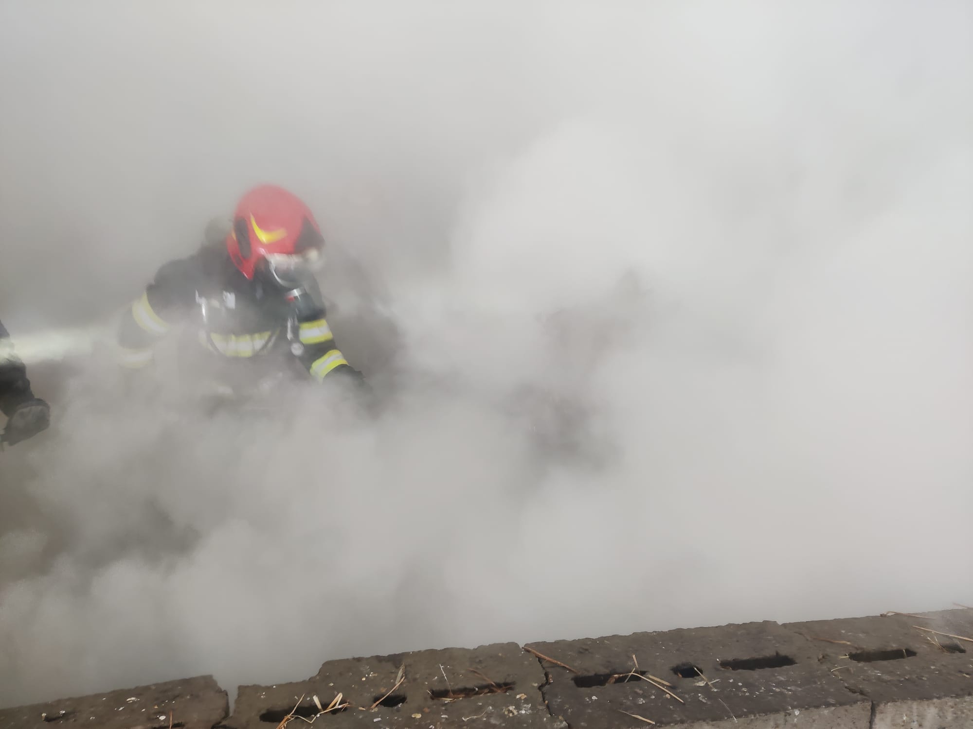 Pompierii au salvat încă o casă din calea flăcărilor 