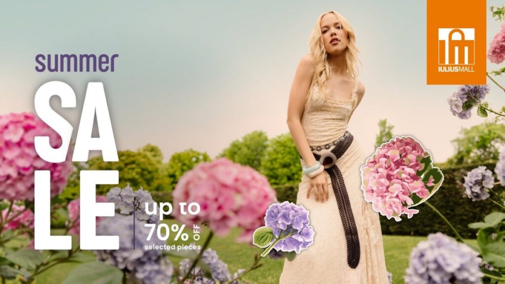 Pregătește-te de vacanța de vară la Iulius Mall Suceava! Brandurile afișează reduceri de până la 70%!