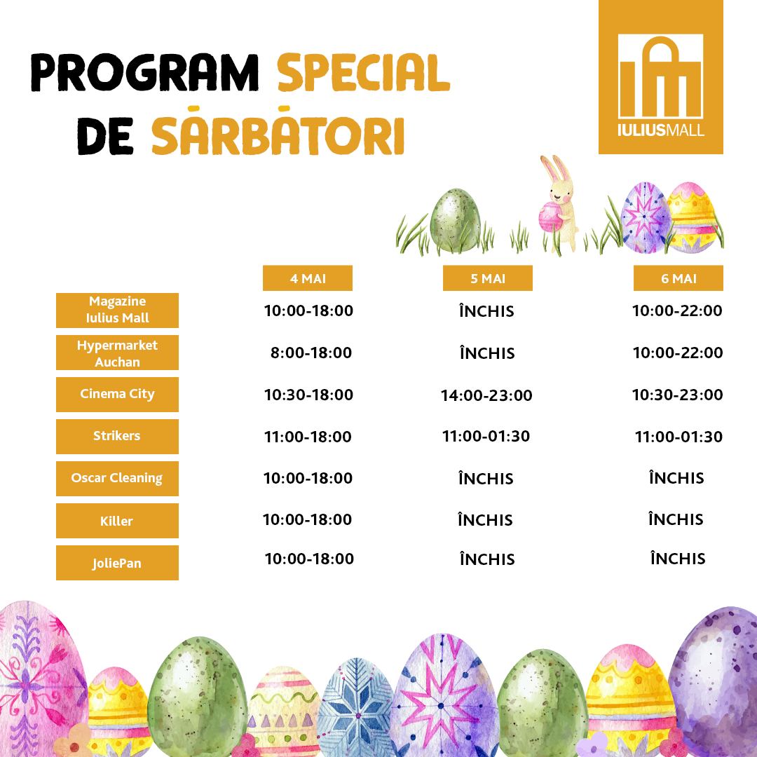 Cinema City din Iulius Mall Suceava deschis în prima zi de Paște: Programul complet 