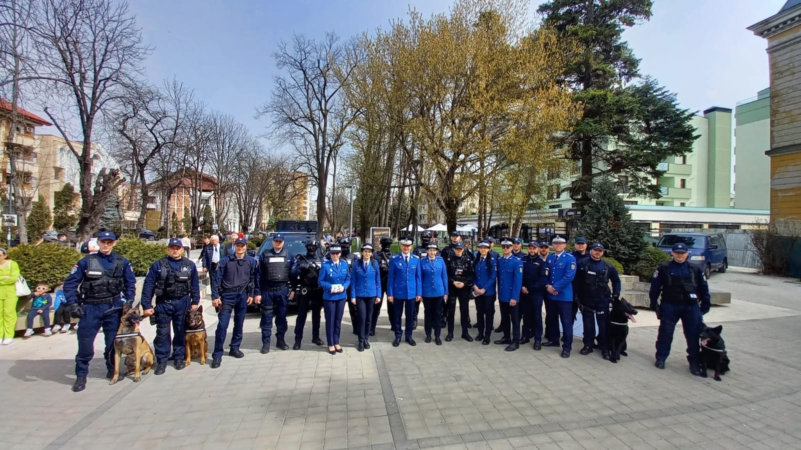 Jandarmeria Botosani pe Pietonalul Unirii