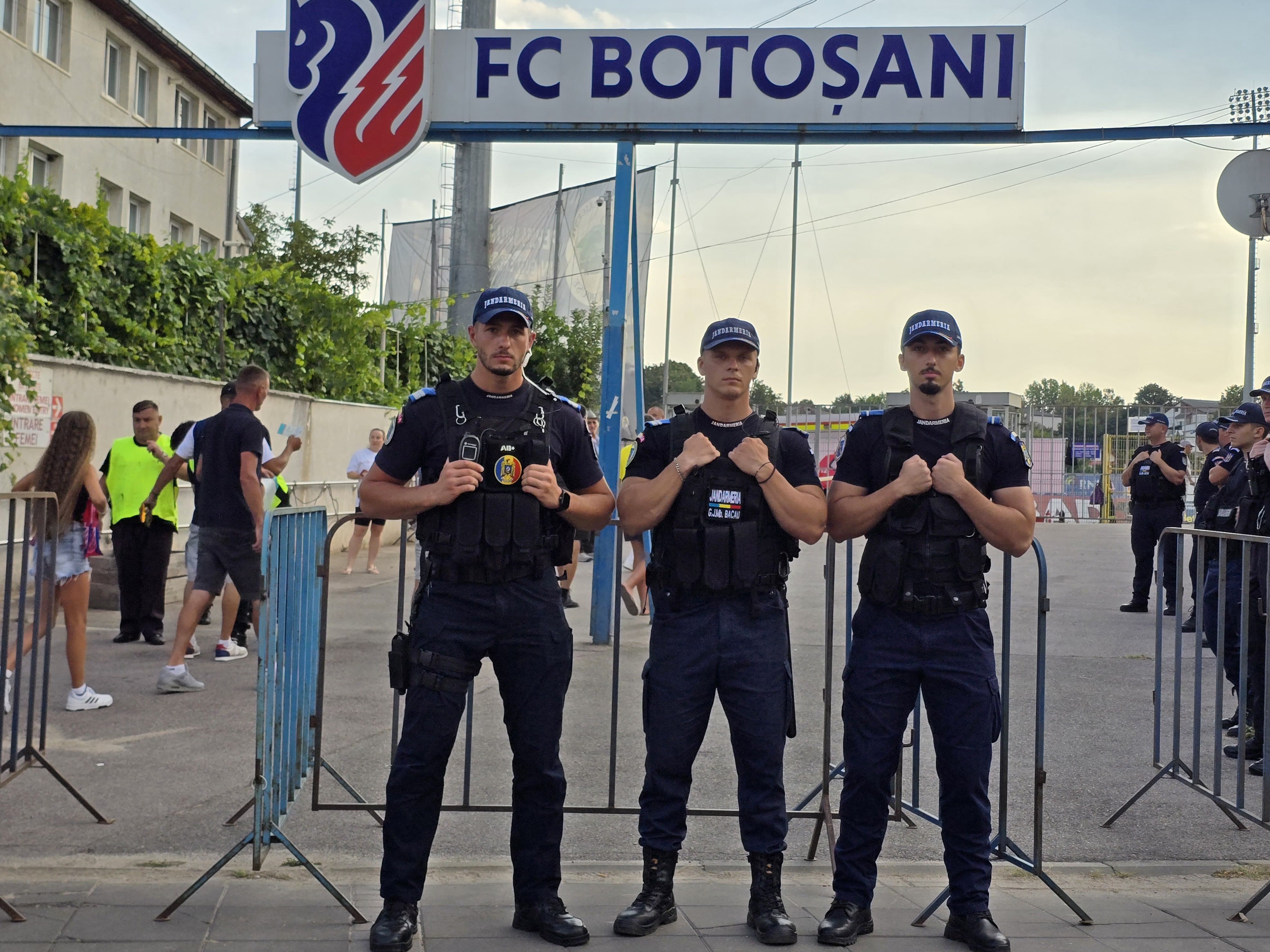 Jandarmii de la Bacău vin la meciul de pe „Municipal” – Mesaj pentru suporteri
