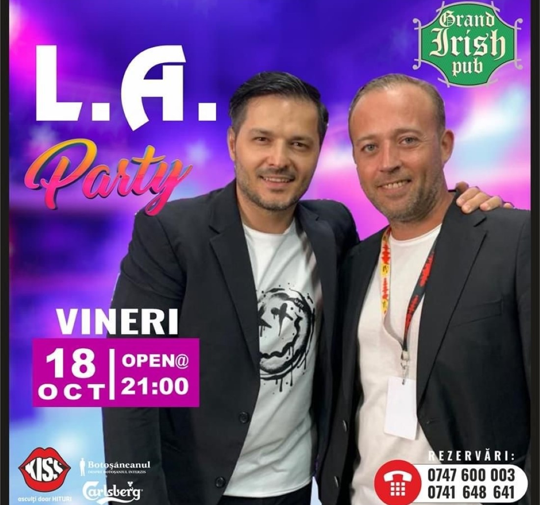 Spectacol cu parfum de început de mileniu: LA concertează la Irish Pub