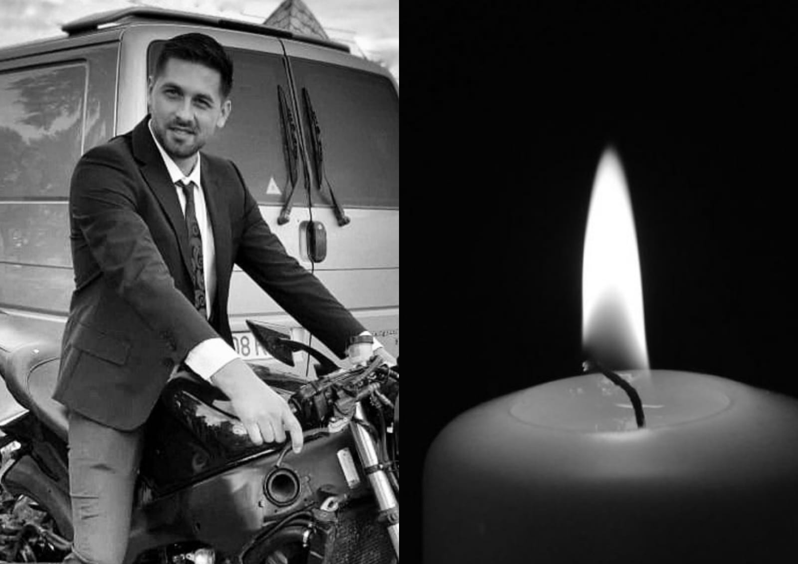 Lacrimi pentru Andrei, motociclistul de 35 de ani care a murit pe un drum din Botoșani: Rămas bun, prieten drag