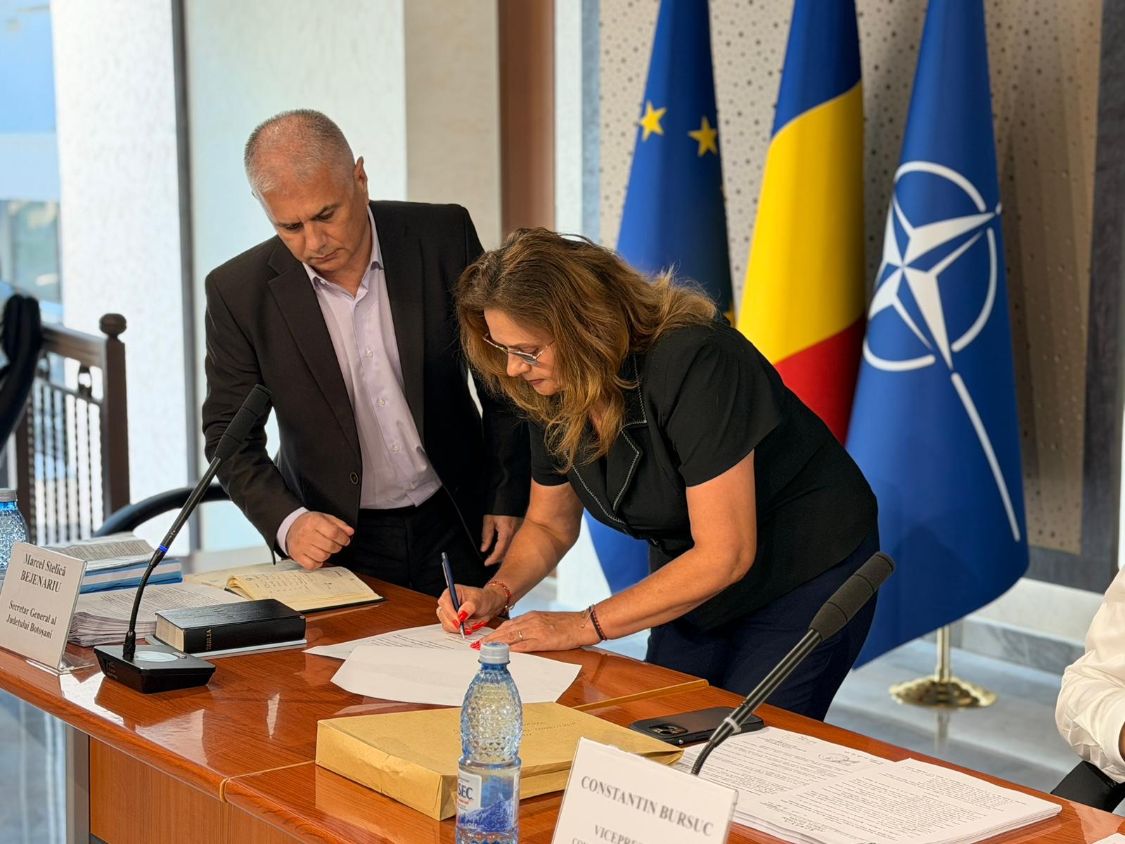 Un nou consilier județean a intrat în plenul CJ Botoșani 