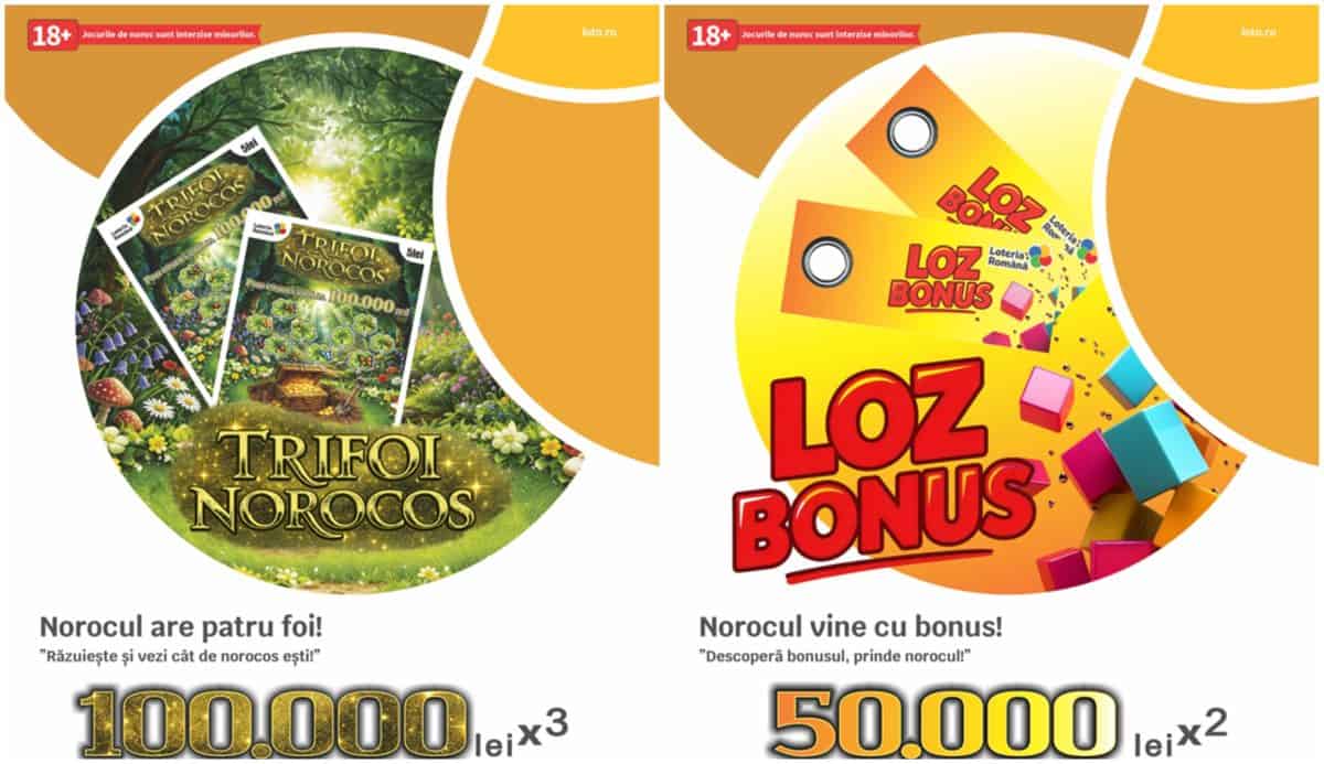 Două lozuri noi la Loteria Română: premii de primăvară pentru botoșăneni și nu numai