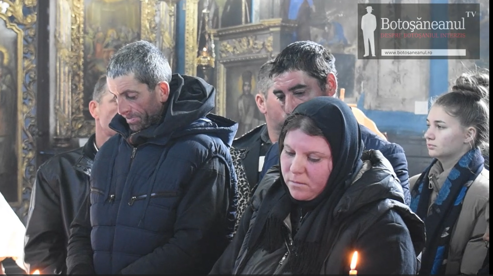 Mama lui Dănuț a leșinat la predică: Nu este un firesc copilul să plece înaintea părintelui – VIDEO dramatic 