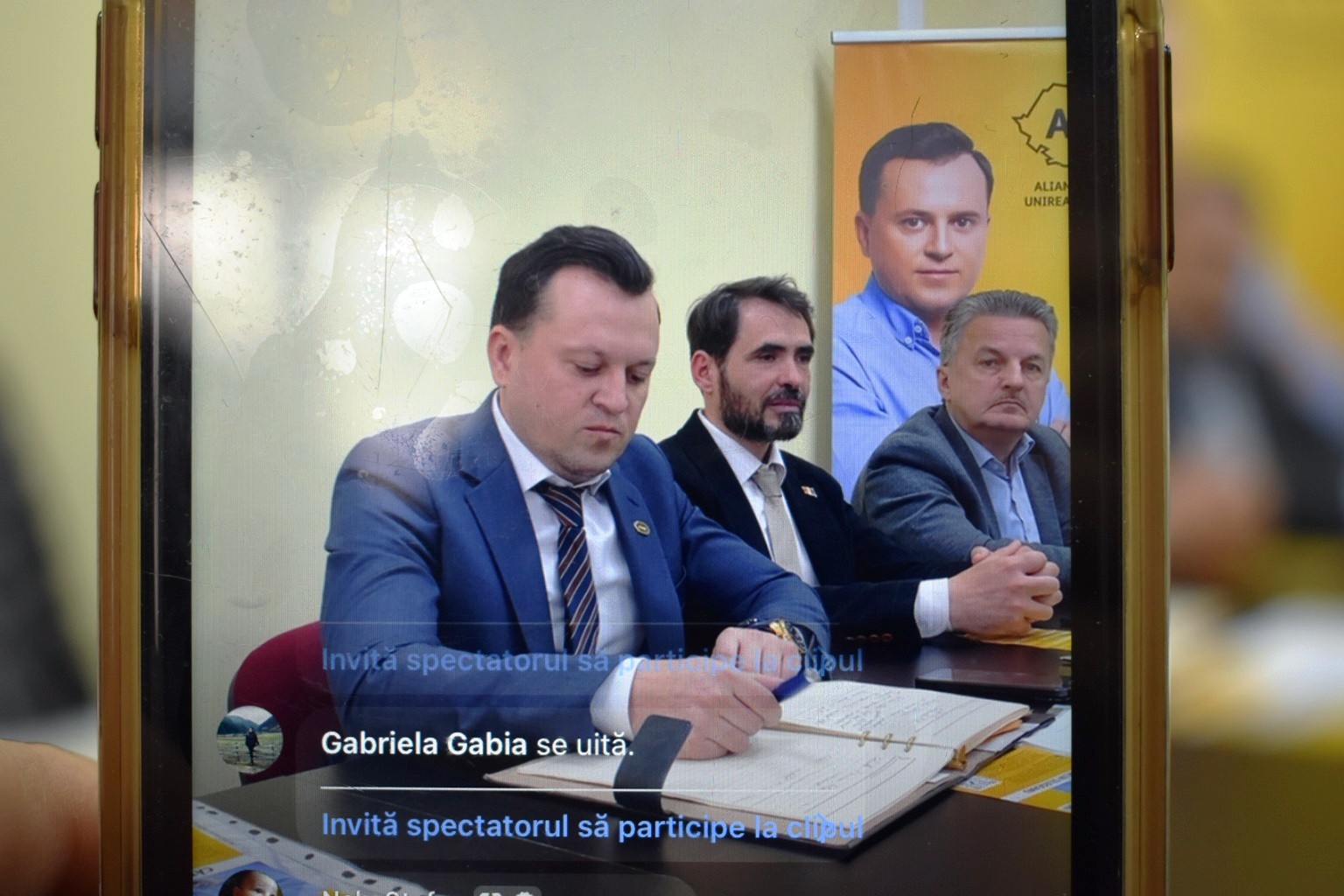 Un profesor a aflat LIVE că va fi locul 2 pe lista AUR pentru Consiliul Local: Sunt surprins – VIDEO 