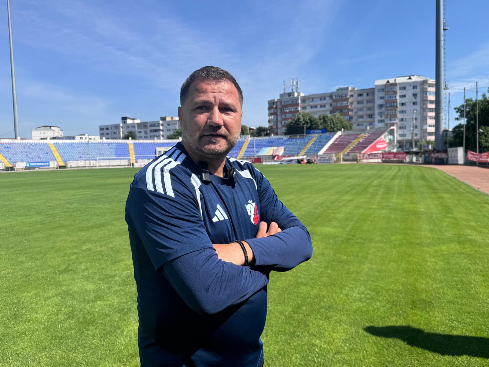 Marius Croitoru la stadion.