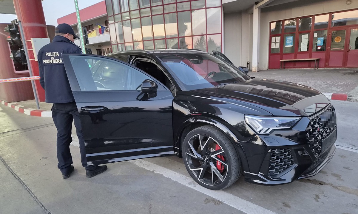 Captură de „lux” a polițiștilor: Mașină de peste 37.000 de euro confiscată la Stânca