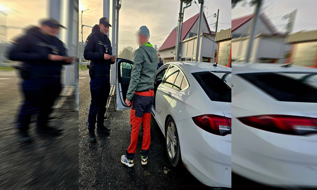 Mașină verificată amănunțit de polițiști, dosar penal pentru șofer 