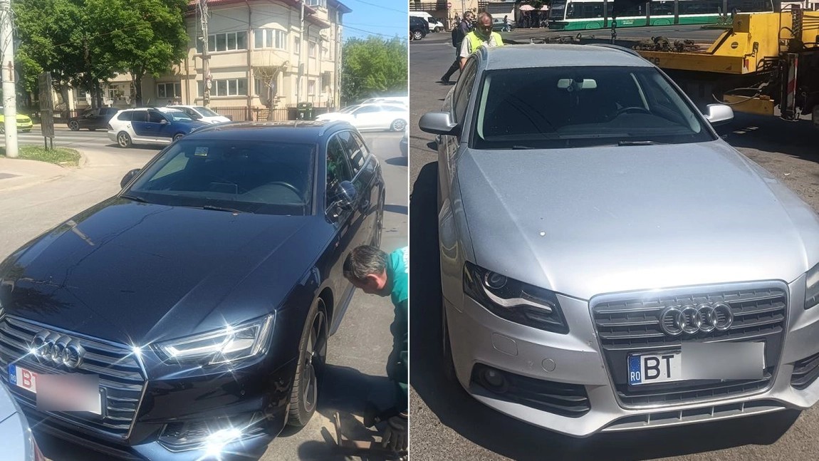 masini parcate aiurea de studentii din botosani