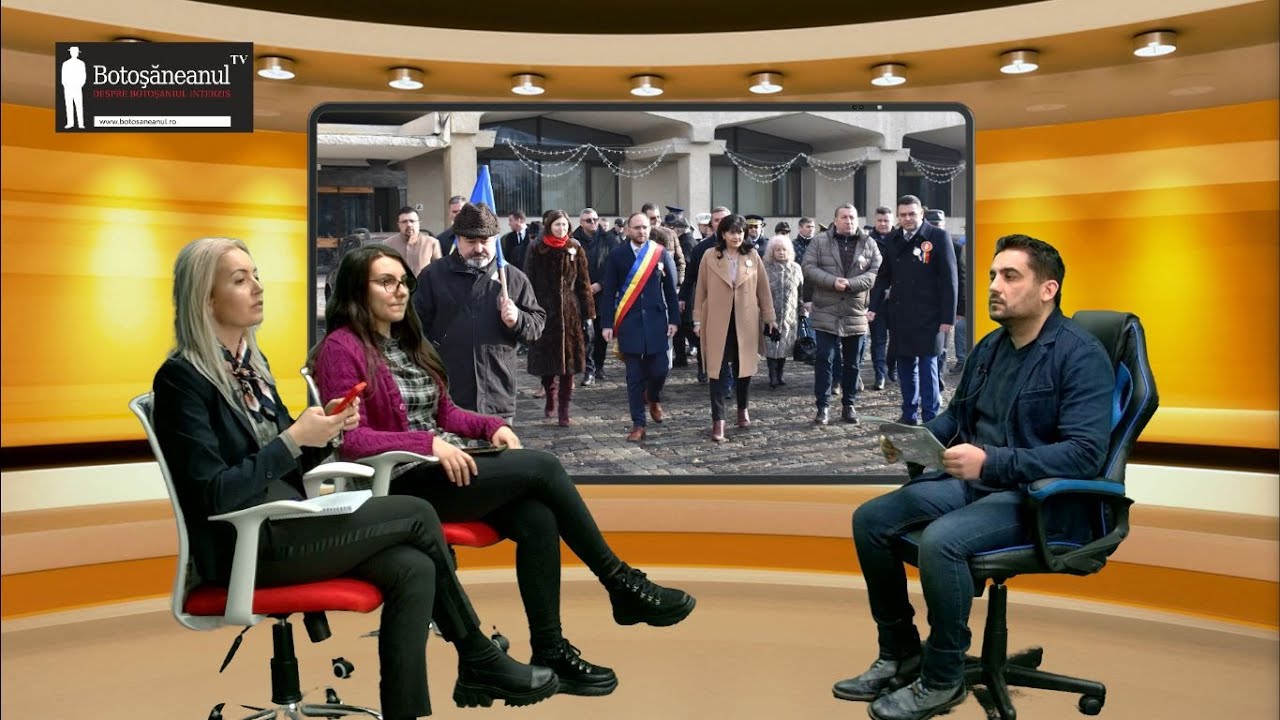 Revoluția de la Botoșani sărbătorită la amiază