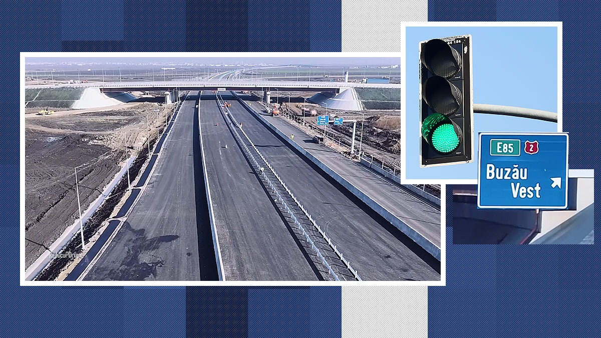 Un lot din Autostrada Moldovei se deschide joi, circulație fără întrerupere de la Focșani la București