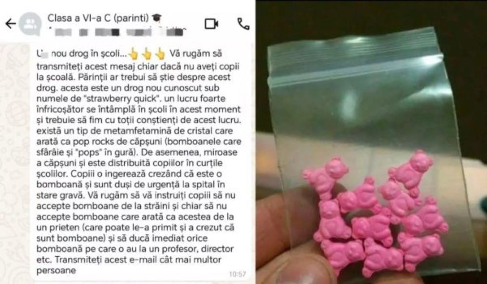 Alertă falsă cu un drog care ar face ravagii în școli: Panică printre părinți și profesori 
