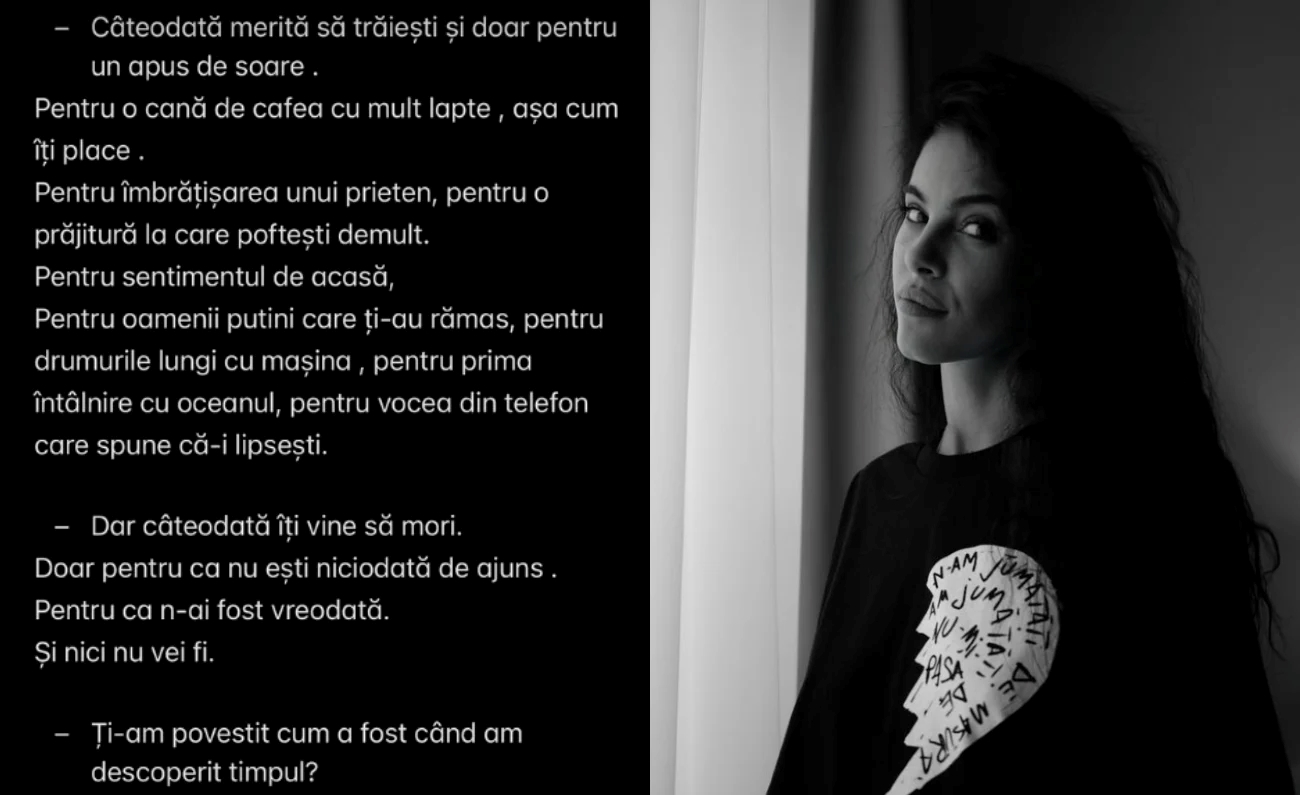 Mesajul transmis de Livia la un an de la divorțul de Cătălin Bordea: Doar pentru că nu ești niciodată de ajuns