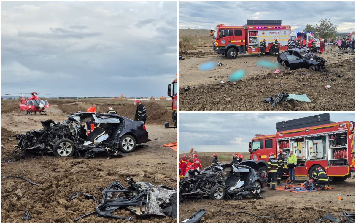 accident cu trei morti