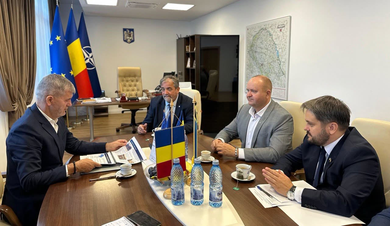 Modernizarea punctului Racovăț–Diakivți, discutată la Botoșani cu delegația din Cernăuți