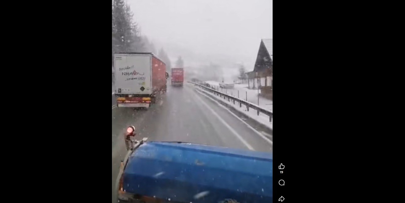 ninge in zona de munte de la suceava