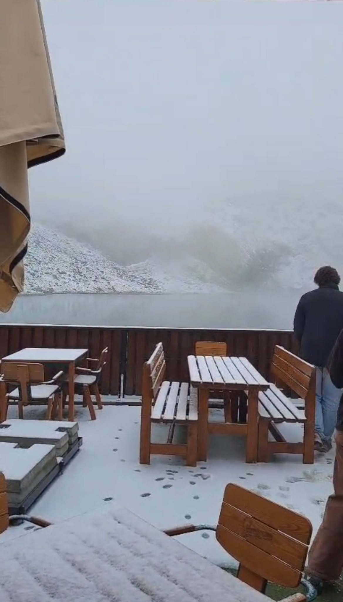 ZONA unde a nins în această dimineață, imagini cu prima zăpadă