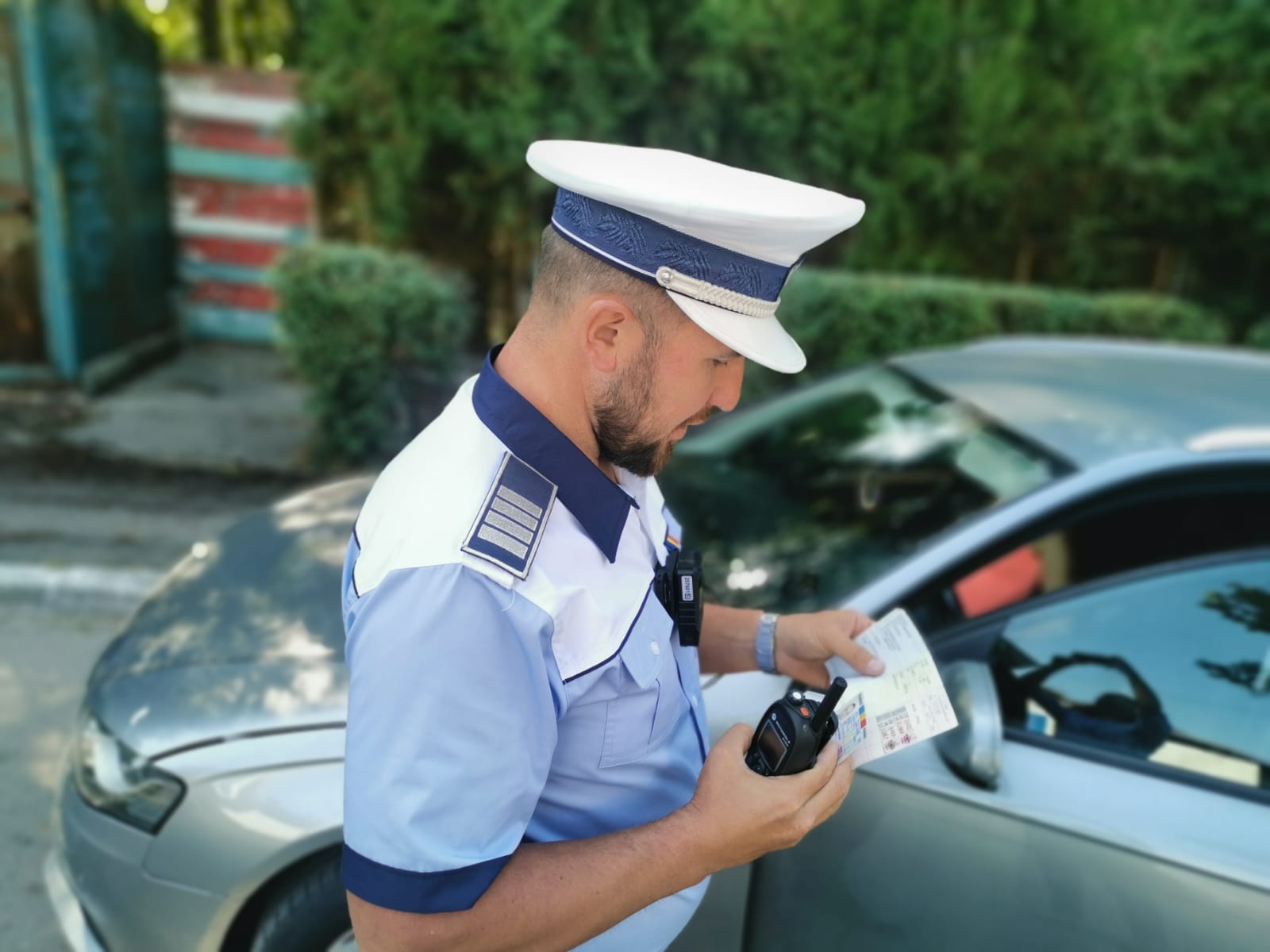 oprit de politie la control.