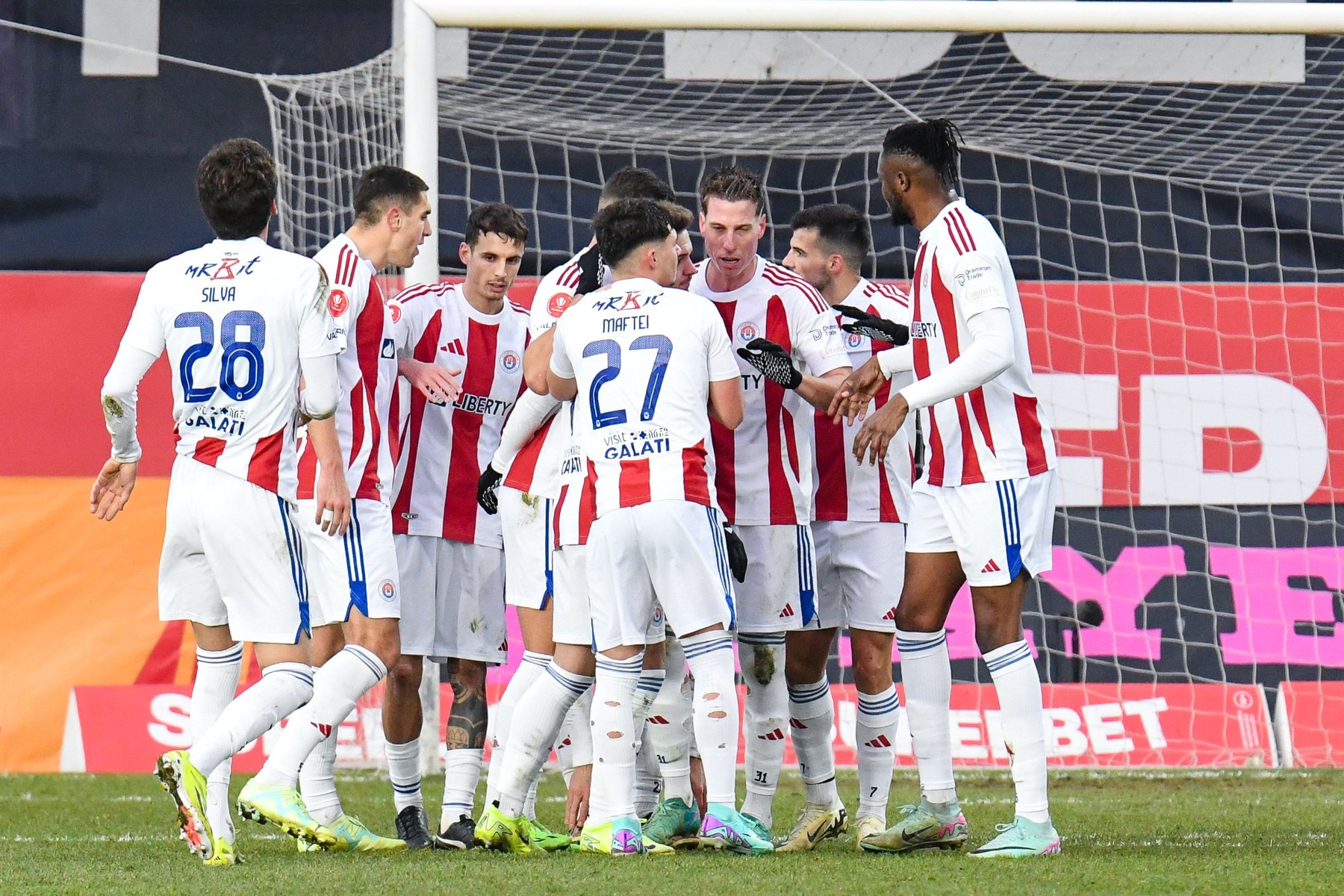 SuperLigă: Oțelul Galați produce surpriza și învinge liderul Universitatea Craiova