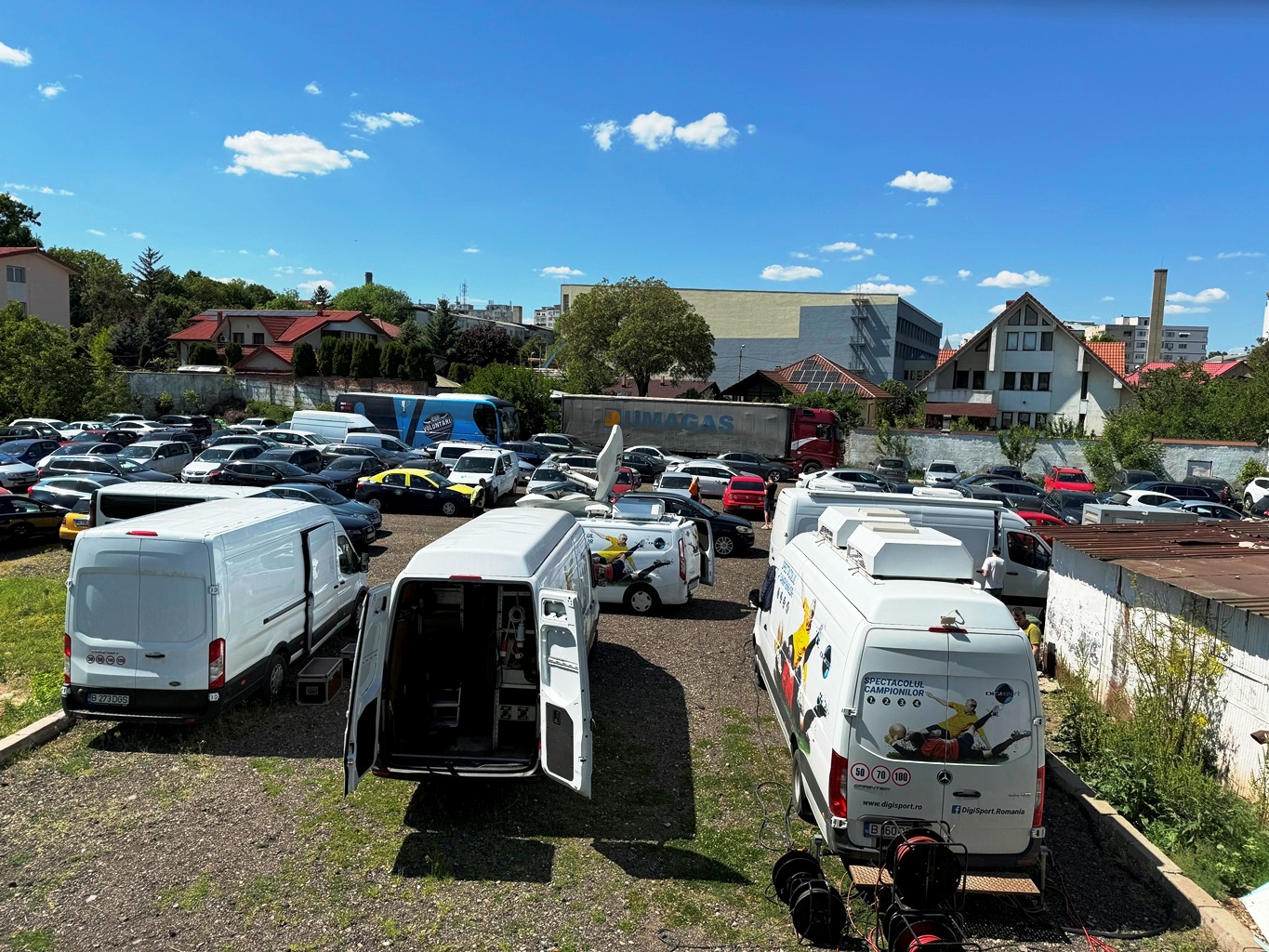 Mobilizare a jandarmilor pentru Botoșani – Craiova, se controlează toate mașinile care intră în incinta stadionului