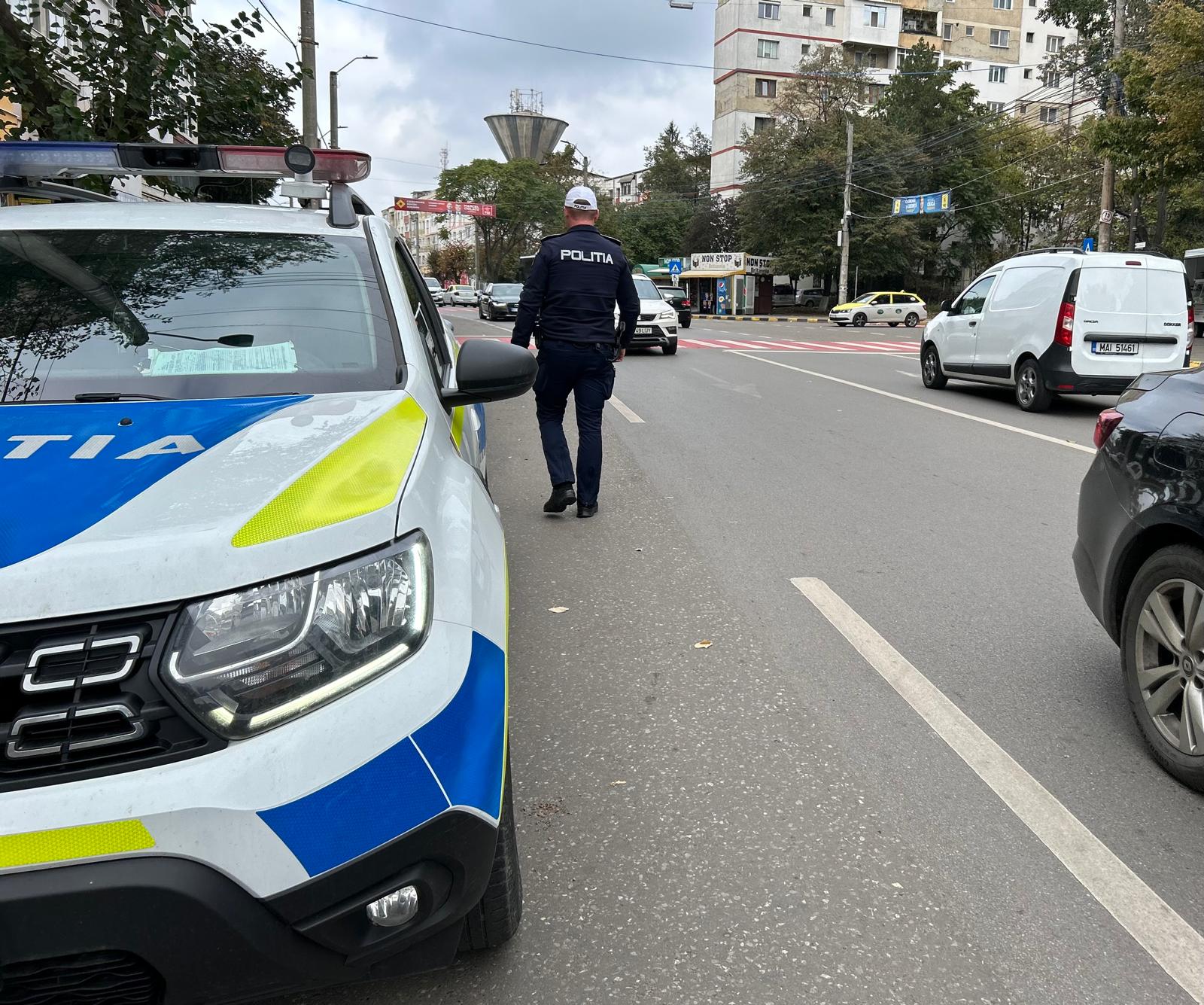 Amendă de 2.000 de lei pe Calea Națională din municipiu