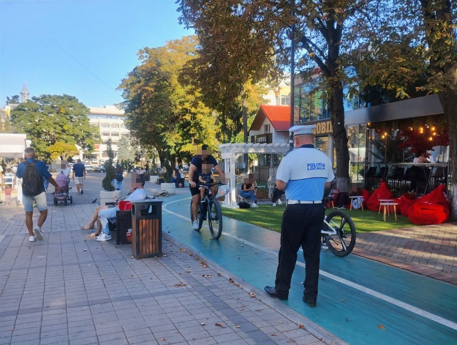 Val de sesizări cu pista de pe Pietonalul Unirii, polițiștii locali fac acțiuni speciale