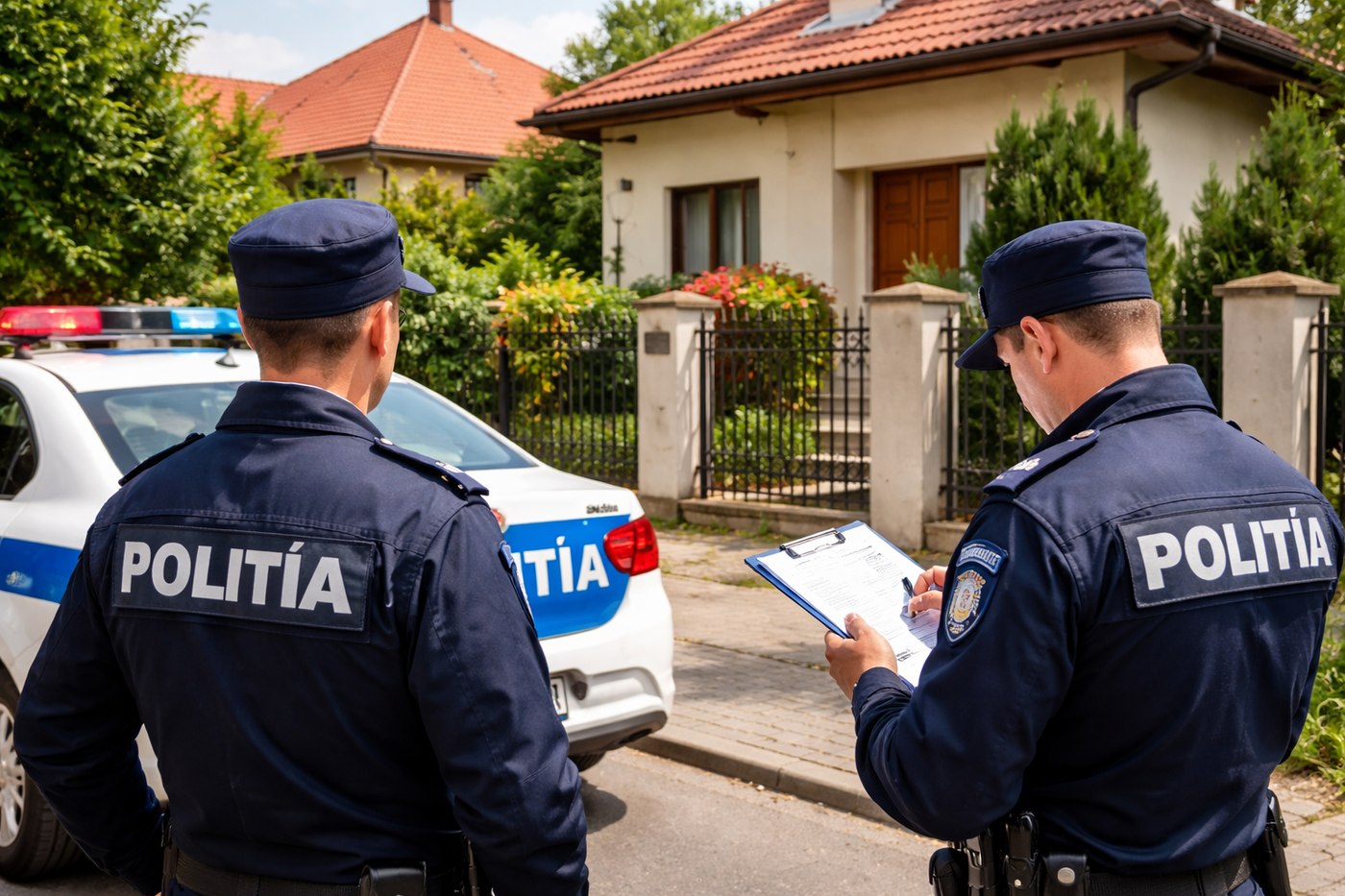 politia la o casa verifica asigurarile